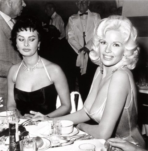 Sophia Loren Famous Photo With Jayne Mansfield exclusive gallery photo - high quality adult content