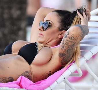 Jodie Marsh Shows Off Sideboob Small Bikini/jodie Marsh Boobs Bikini exclusive gallery photo - high quality adult content