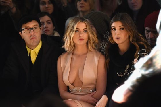 Ashley Benson Shows Off Cleavage Reem Acra Fashion Show Ny exclusive gallery photo - high quality adult content