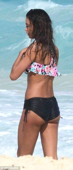 Bikini Clad Irina Shayk Shows Ex Beau Cristiano Ronaldo Hes Missing Displays Incredible Beach Body Sunny Mexican Break/irina Shayk Floral Bikini exclusive gallery photo - high quality adult content