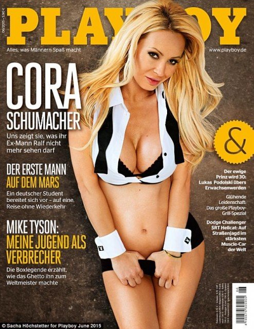 Playboy Sexy Coverstar Cora Schumacher Nude exclusive gallery photo - high quality adult content