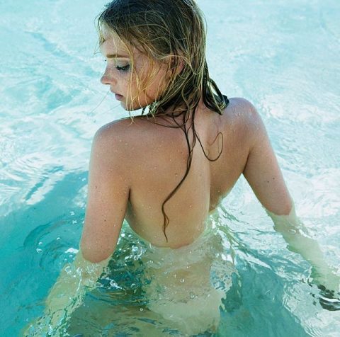 Hot Swedish Model Elsa Hosk Nude In Swimming Pool exclusive gallery photo - high quality adult content