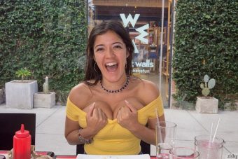 Eager To See That Girl Showing Off Her Big Tits In Public/lizbette Huerta Hot exclusive gallery photo - high quality adult content