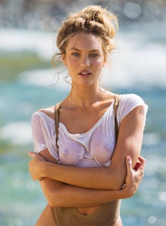 Candice Swanepoel Outtakes In Wet Tight White T Shirt/candice Swanepoel exclusive gallery photo - high quality adult content