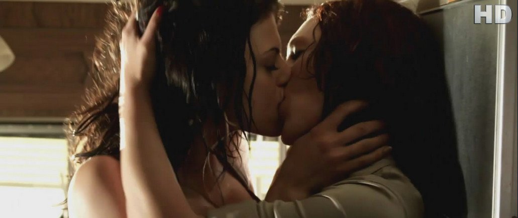 Erin Cummings And Julia Voth Hot Lesbian Scene In Bitch Slap Movie exclusive gallery photo - high quality adult content