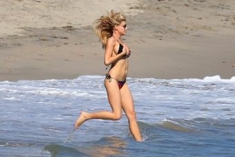 Charlotte Mckinneys Boobs Barely Stay In Her Bikini/stunning Charlotte Mckinney Busty Bikini On The Beach Photo exclusive gallery photo - high quality adult content