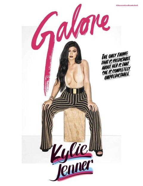 Kylie Jenner Sexy In Galore Magazine exclusive gallery photo - high quality adult content