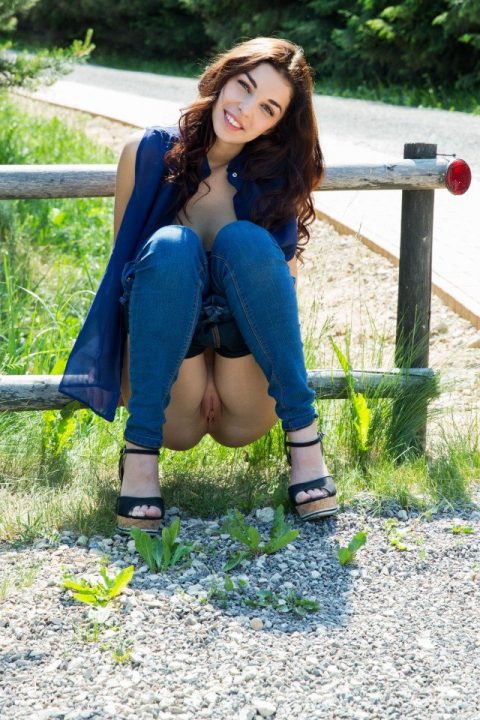 Evita Lima Feels Naughty In Countryside exclusive gallery photo - high quality adult content