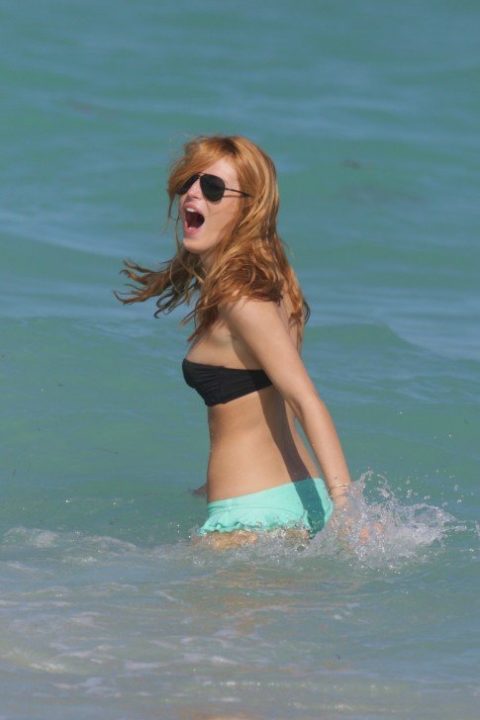 Bella Thorne Nip Slip Bikini At Miami Beach exclusive gallery photo - high quality adult content
