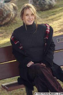 Blonde Chick Jewel Flashing Pussy Outdoors Gallery exclusive gallery photo - high quality adult content