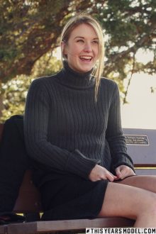 Blonde Chick Jewel Flashing Pussy Outdoors Gallery exclusive gallery photo - high quality adult content