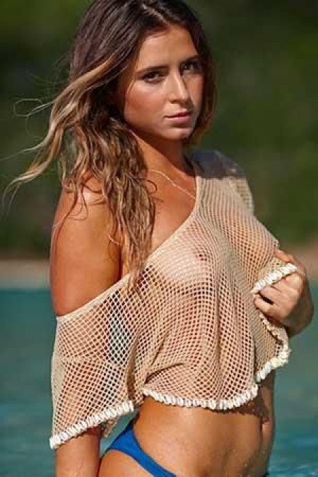 Joy Corrigan Goes Braless Sheer Top  Photos exclusive gallery photo - high quality adult content