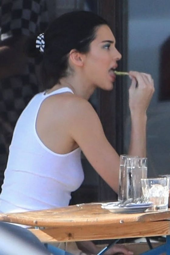 Kendall Jenner Braless White T Shirt Candids In West Hollywood exclusive gallery photo - high quality adult content