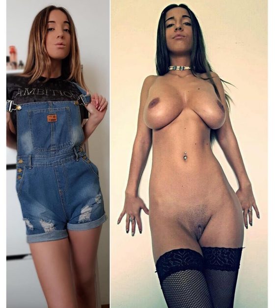 Clothed Naked Sexy Hot Girls In Dressed Undressed Shots exclusive gallery photo - high quality adult content