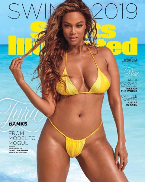 Tyra Banks Sultry Bikini Model On  Sports Illustrated Swimsuit Issue exclusive gallery photo - high quality adult content