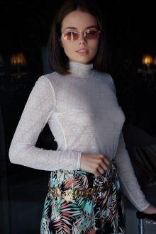 Gorgeous Brunette Keira Blue In Animalistic By Metart exclusive gallery photo - high quality adult content