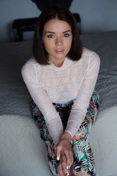 Gorgeous Brunette Keira Blue In Animalistic By Metart exclusive gallery photo - high quality adult content