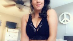 Natural Boobs Revealed Bu This Cheerful Brunette Gif exclusive gallery photo - high quality adult content