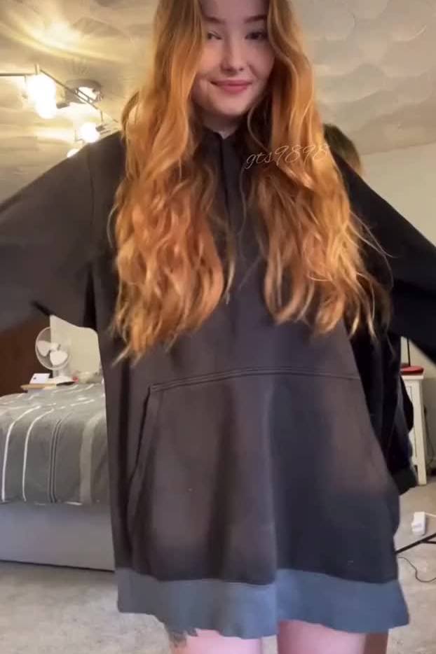 Baggy Hoodies Hide The Goodies Gif exclusive gallery photo - high quality adult content