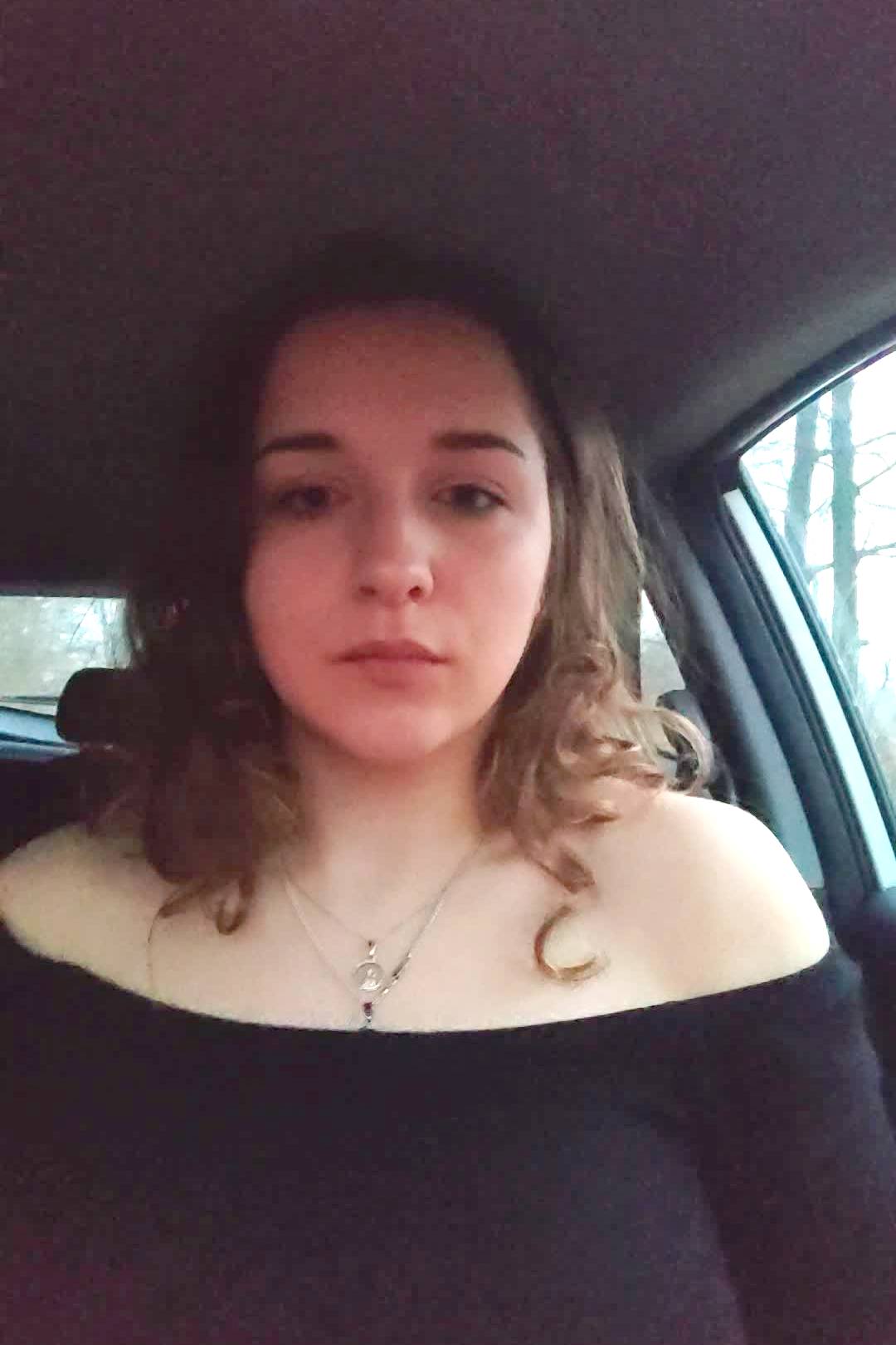 Young Real Girl Flashing Her Tits Inside The Car Gif exclusive gallery photo - high quality adult content