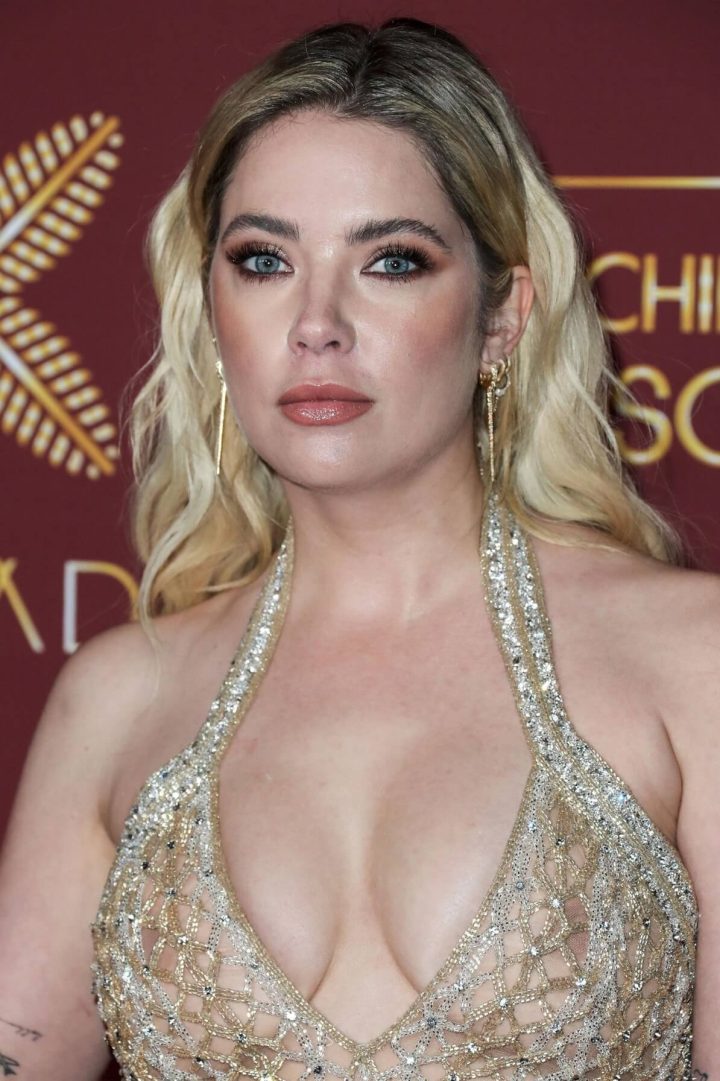 Ashley Benson Braless Boobs In See Through Dress  Photos exclusive gallery photo - high quality adult content