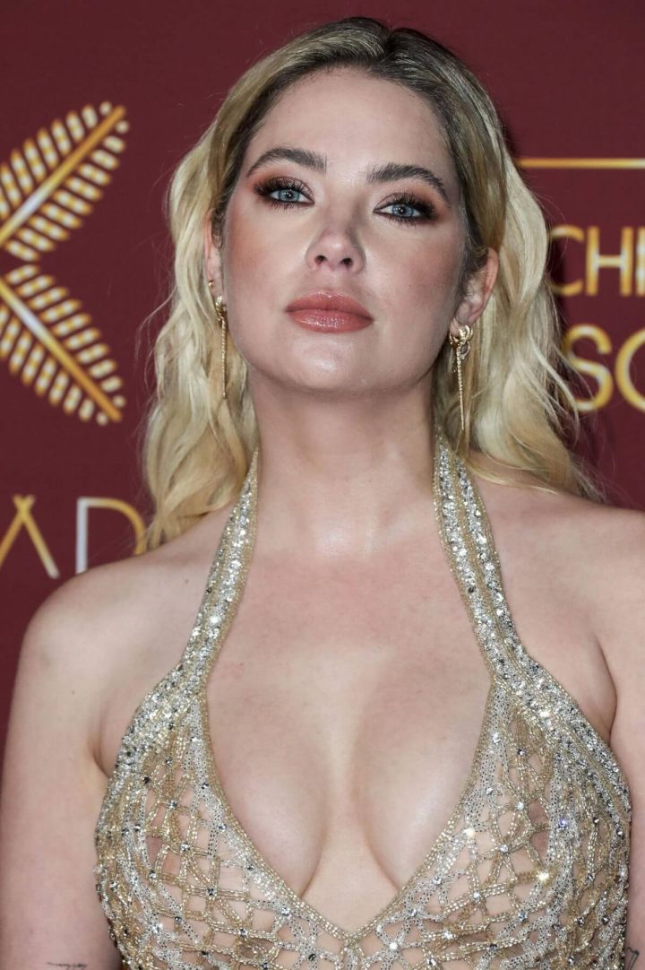 Ashley Benson Braless Boobs In See Through Dress  Photos exclusive gallery photo - high quality adult content