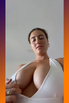 Busty Tattooed Model Naked Tease On Boat Video exclusive gallery photo - high quality adult content