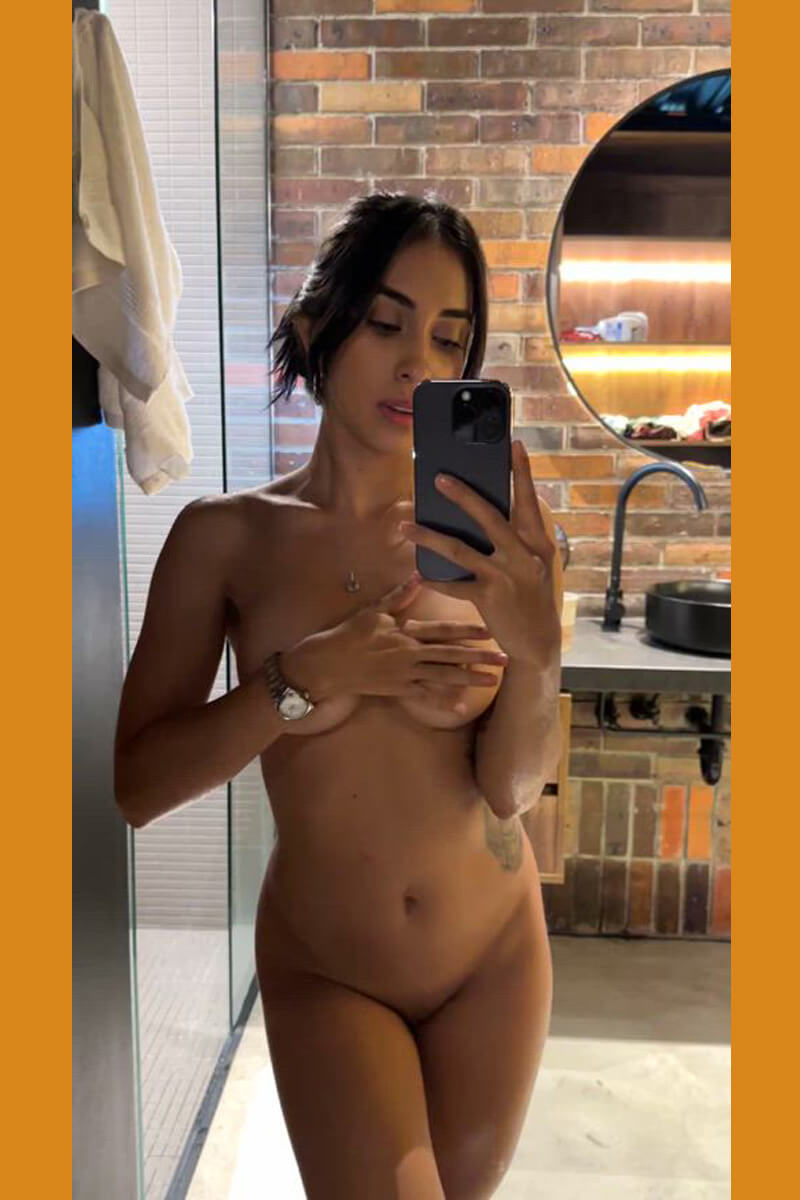 Amateur Naked Girl With Sexy Boobs In A Video Selfie Gif exclusive gallery photo - high quality adult content