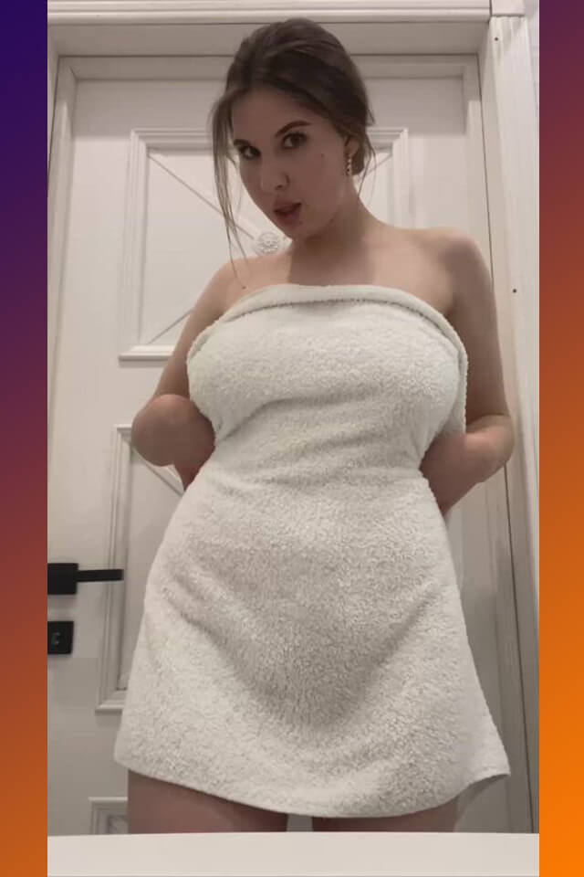 Towel Falls The Beautiful Breasts Rise Gif exclusive gallery photo - high quality adult content