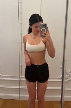 Pretty Slender Girl With Boobs Homemade On Off Gif exclusive gallery photo - high quality adult content