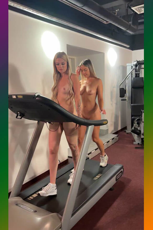 Will You Join Us In Nude Exercise Gif exclusive gallery photo - high quality adult content