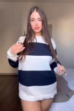 Cutie Exposes Sexy Melons From Sweater Short Video exclusive gallery photo - high quality adult content