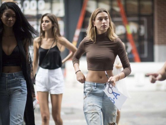 Hailey Baldwin Braless Pokies exclusive gallery photo - high quality adult content