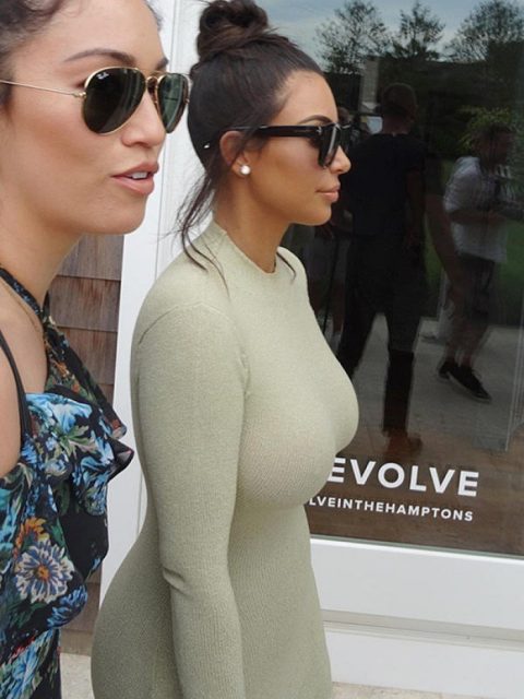 Kim Kardashian Forgot Bra Made Day exclusive gallery photo - high quality adult content