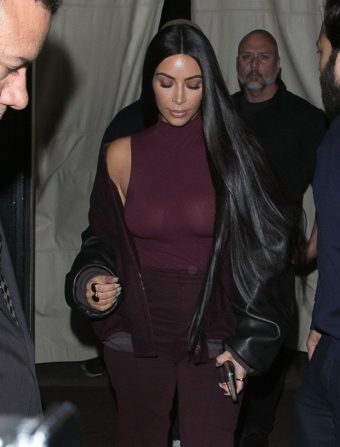 Kim Kardashian Sexy See Purples Blouse  Photos exclusive gallery photo - high quality adult content