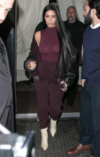Kim Kardashian Sexy See Purples Blouse  Photos exclusive gallery photo - high quality adult content