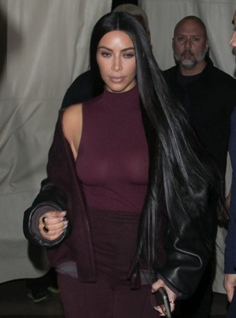 Kim Kardashian Sexy See Purples Blouse  Photos exclusive gallery photo - high quality adult content