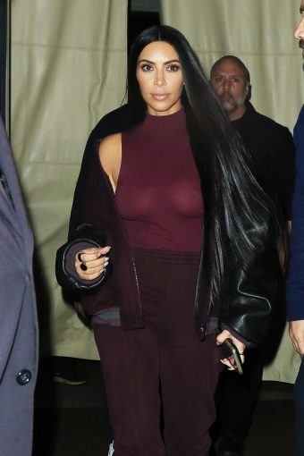 Kim Kardashian Sexy See Purples Blouse  Photos exclusive gallery photo - high quality adult content